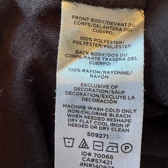 Loft Black Polka Dot Top - Picture 5 of 5